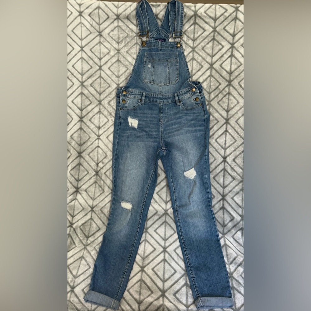 Classic Blue Women's Denim Overalls